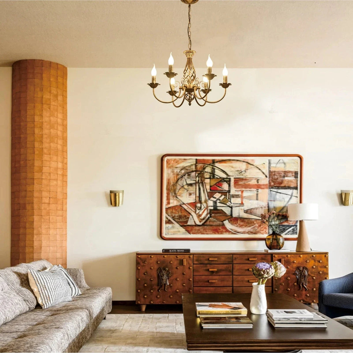 Lustre de ferme en bronze - Collection rustique chic | Marco Lucetti