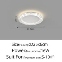 Lustre de Luxe à LEDs pour un Éclairage Moderne et Élégant de votre Intérieur | Marco Lucetti C blanc D25x6cm / 3 couleurs sans télécommande