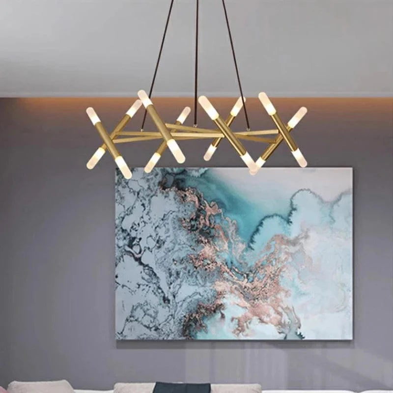Lustre de luxe au design moderne | Marco Lucetti
