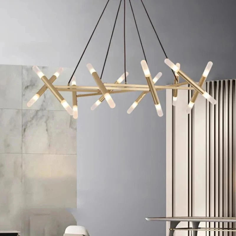 Lustre de luxe au design moderne | Marco Lucetti