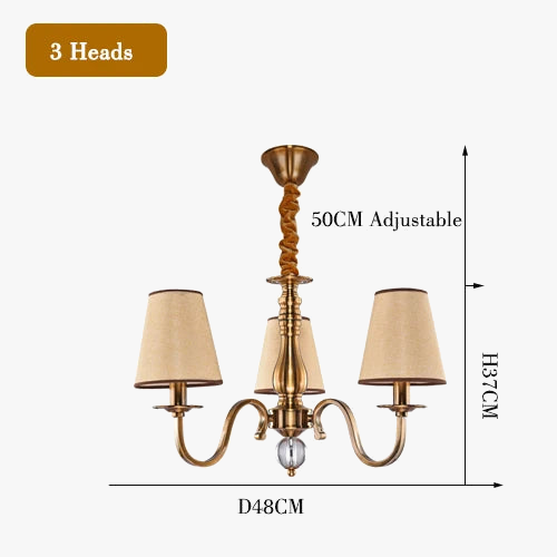 Lustre de luxe classique élégant