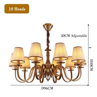 Lustre de luxe classique élégant | Marco Lucetti 10 têtes