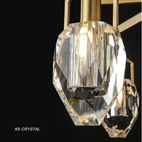Lustre de luxe en cristal avec abat-jour design et moderne | Marco Lucetti
