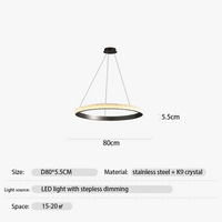 Lustre de luxe en cristal pour hôtel et villa - Élégance Intemporelle