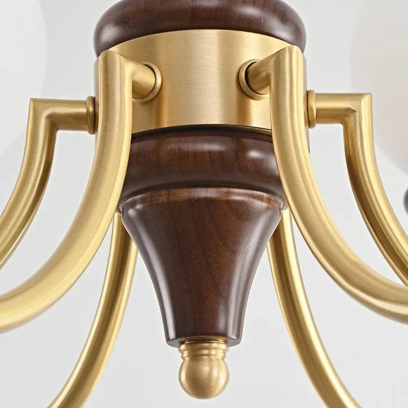 Lustre de Luxe en cuivre avec LED, idéal pour illuminer votre salon, votre chambre ou votre salle à manger | Marco Lucetti