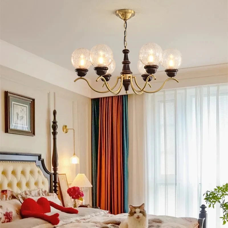 Lustre de Luxe en cuivre avec LED, idéal pour illuminer votre salon, votre chambre ou votre salle à manger | Marco Lucetti