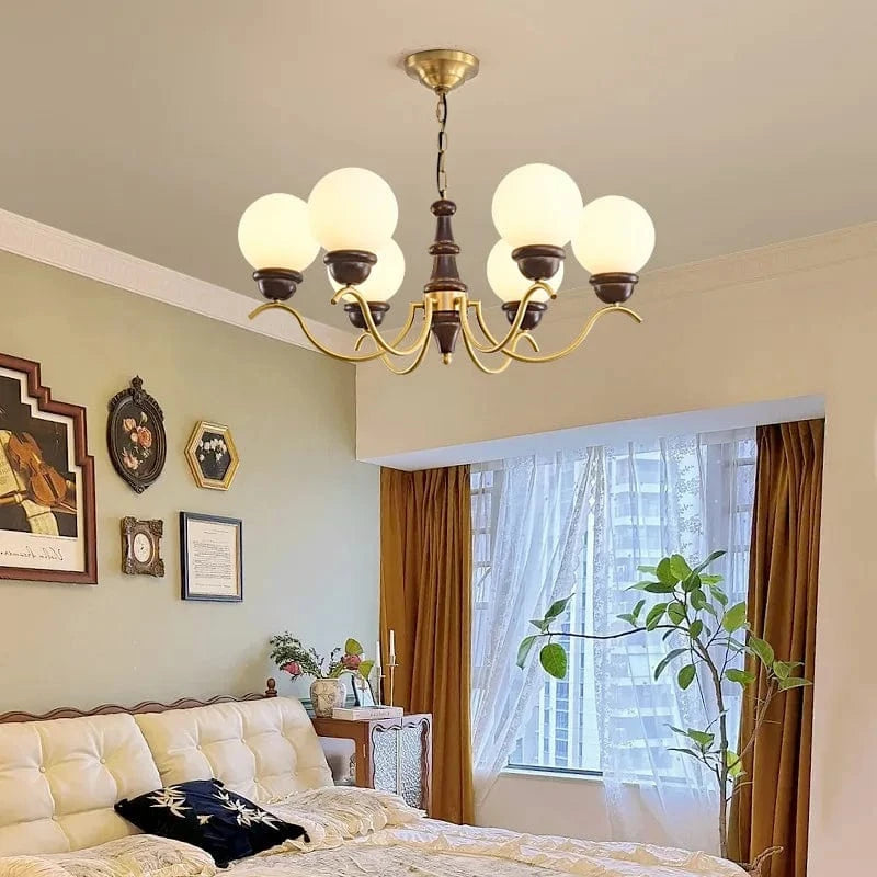 Lustre de Luxe en cuivre avec LED, idéal pour illuminer votre salon, votre chambre ou votre salle à manger | Marco Lucetti