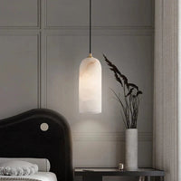 Lustre de luxe en laiton et marbre importé | Marco Lucetti