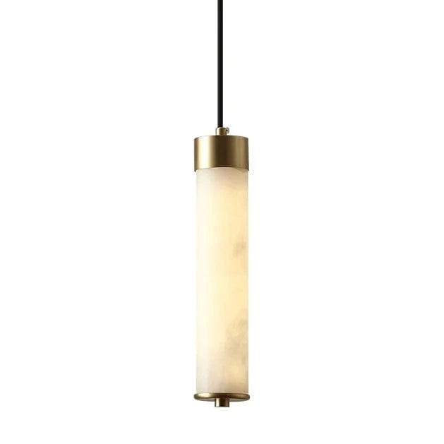 Lustre de luxe en laiton et marbre importé | Marco Lucetti Type I W6H30CM