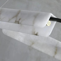 Lustre de luxe en marbre naturel | Marco Lucetti