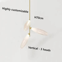 Lustre de Luxe Gem Branch en Verre Minimaliste pour Intérieur Nordique | Marco Lucetti 3 têtes / Lumière blanche-6000K