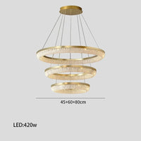 Lustre de luxe LED rond design moderne 2024 pour intérieur - Élégance Lumineuse | Marco Lucetti