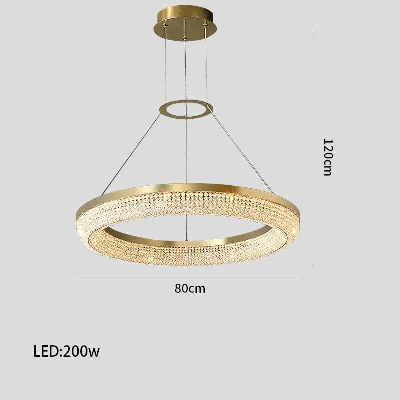 Lustre de luxe LED rond design moderne 2024 pour intérieur - Élégance Lumineuse | Marco Lucetti