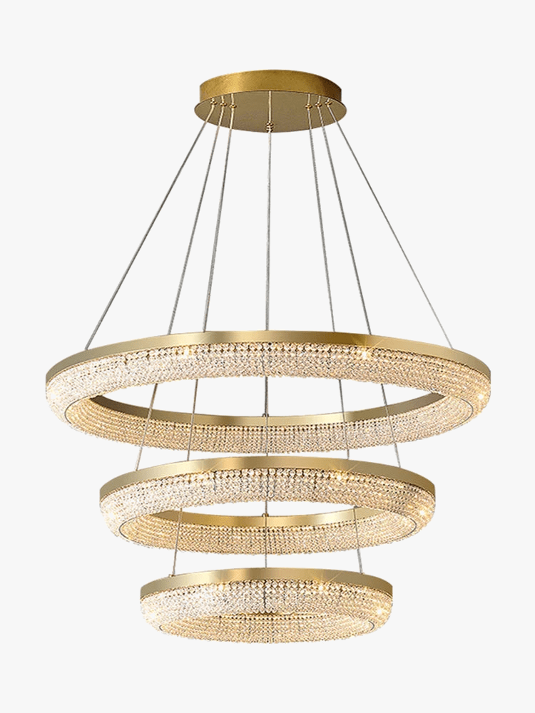 Lustre de luxe LED rond design moderne 2024 pour intérieur - Élégance Lumineuse | Marco Lucetti
