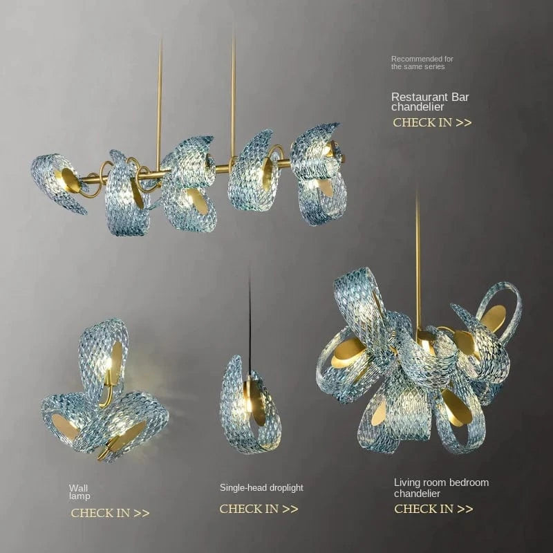 Lustre de Luxe Moderne 2022 en Laiton et Verre pour Sublimer Votre Maison | Marco Lucetti