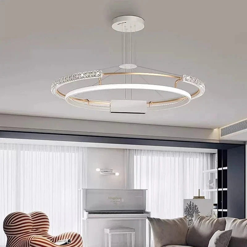 Lustre de Luxe Moderne à LED pour un Éclairage Intérieur Élégant | Marco Lucetti