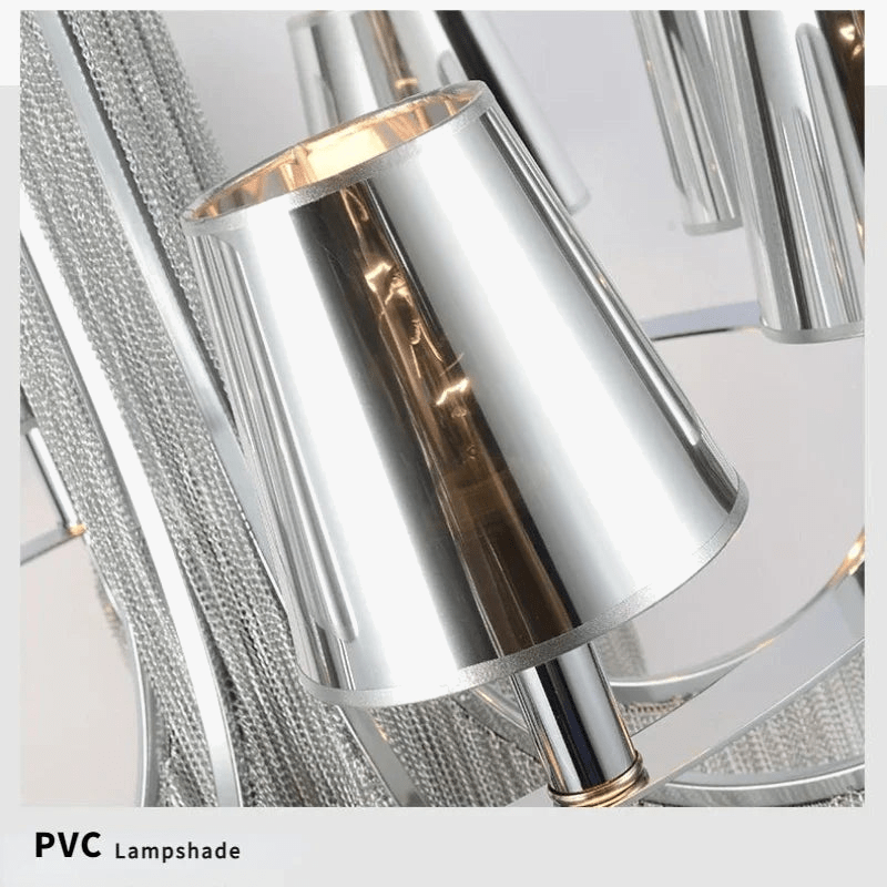 Lustre de luxe moderne avec éclairage intégré pour mariages glamours | Marco Lucetti