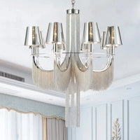 Lustre de luxe moderne avec éclairage intégré pour mariages glamours | Marco Lucetti
