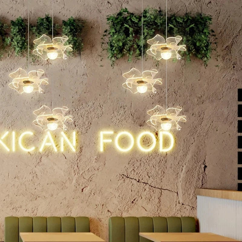 Lustre de luxe nordique minimaliste avec suspensions en cristal Nordic Luxe | Marco Lucetti