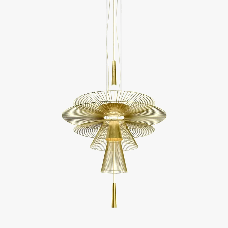 Lustre de Luxe Sandyha LED en Métal - Lampe Suspendue Décorative