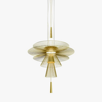 Lustre de Luxe Sandyha LED en Métal - Lampe Suspendue Décorative