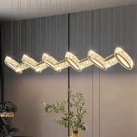 Lustre de maison moderne: Éclairage de plafond LED en cristal | Marco Lucetti