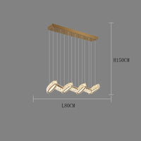 Lustre de maison moderne: Éclairage de plafond LED en cristal | Marco Lucetti 7 tête / Blanc froid