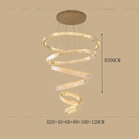 Lustre de Maison Moderne en Cristal de Luxe | Marco Lucetti 20406080100120 / Gradation à distance RC