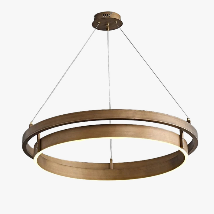 Lustre de plafond en bronze LED pour une décoration intérieure élégante
