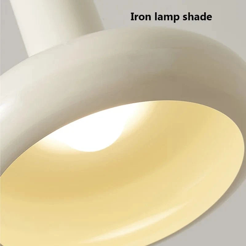 Lustre de Plafond Nordique Bauhaus Rétro Blanc - Design Médiéval - Salle À Manger - Chambre Chevet | Marco Lucetti