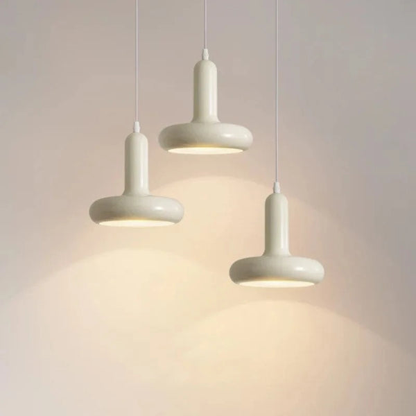 Lustre de Plafond Nordique Bauhaus Rétro Blanc - Design Médiéval - Salle À Manger - Chambre Chevet | Marco Lucetti