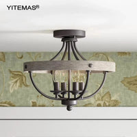 Lustre de plafond semi-encastré élégant | Marco Lucetti D38H30CM