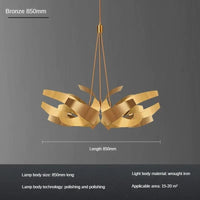 Lustre de Restaurant Créatif Américain Éclatant | Marco Lucetti B-D85cm-cuivre