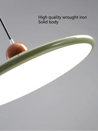 Lustre de restaurant style crème ovni - Élégance moderniste