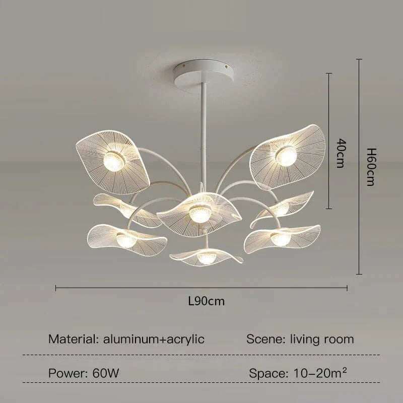 Lustre de salon moderne blanc décor à la maison LED suspendu pour hall chambre Loft salle à manger cuisine | Marco Lucetti Lumière de style A-8 / Lumière 3 couleurs-pas de RC