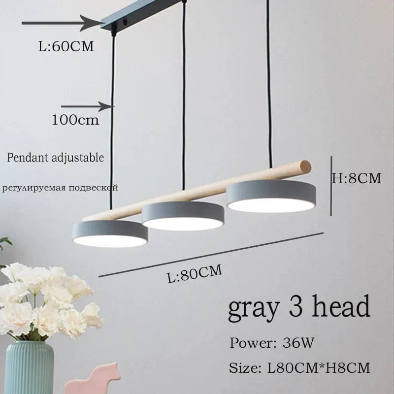 Lustre de style scandinave à LED pour éclairer votre intérieur et votre entreprise | Marco Lucetti Gris / Chine