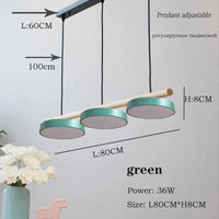 Lustre de style scandinave à LED pour éclairer votre intérieur et votre entreprise | Marco Lucetti Vert 1 / Chine