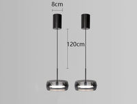 Lustre Décoratif pour Intérieur avec Lampes Suspendues - Élégance Illuminée | Marco Lucetti 2 têtes / Blanc chaud