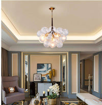 Lustre design à bulles en verre Moderné | Marco Lucetti