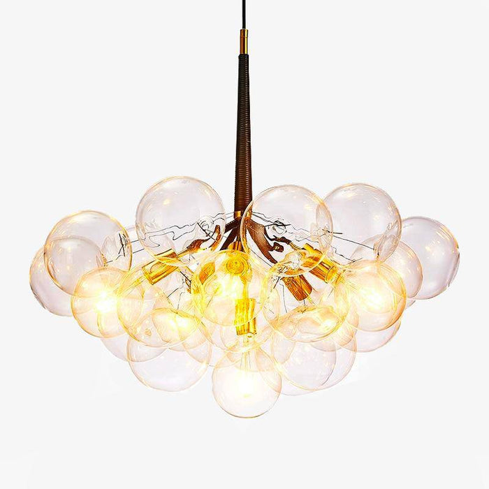 Lustre design à bulles en verre Moderné | Marco Lucetti