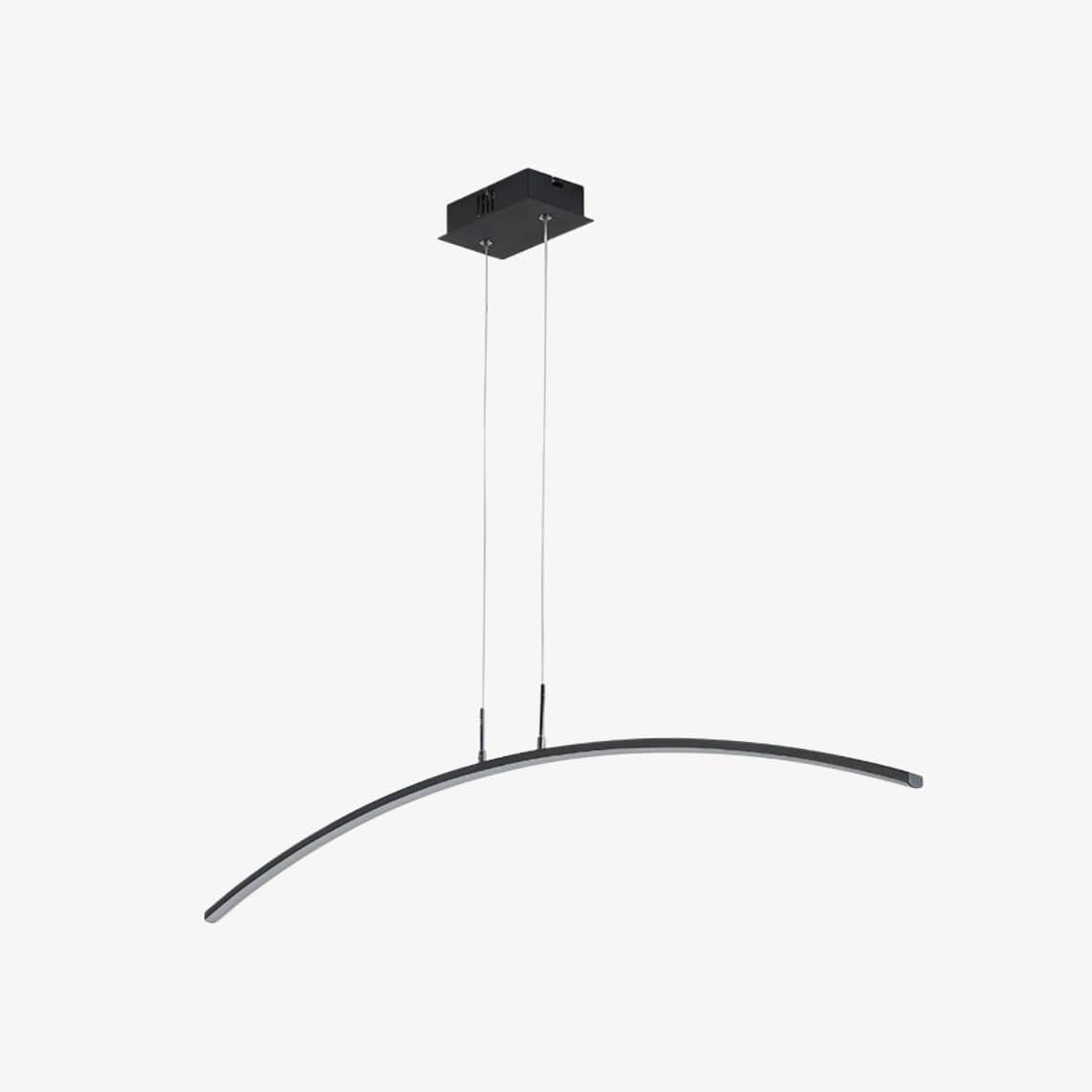 Lustre design à LED en arc de cercle | Marco Lucetti Noir / Froide