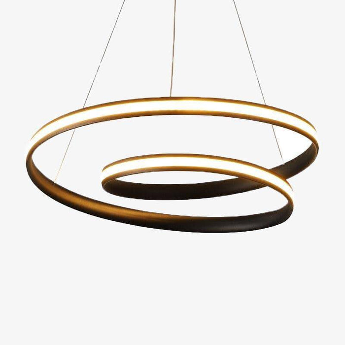 Lustre en spirale LED Mooskolin