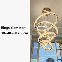 Lustre Design Anneau en Cristal Intelligent pour Décoration Moderne - Éclat Brillant | Marco Lucetti