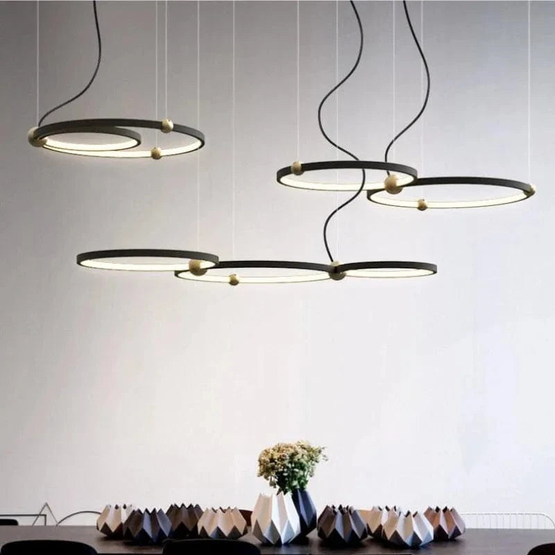 Lustre Design avec Anneau LED pour Décoration Suspendue | Marco Lucetti