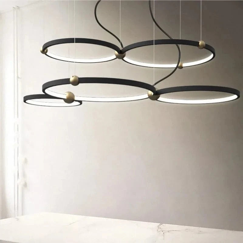 Lustre Design avec Anneau LED pour Décoration Suspendue | Marco Lucetti