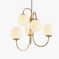 Lustre Doré à Branches Design