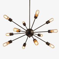 Lustre Teto : Design Élégant boule en Verre et Bras métalliques