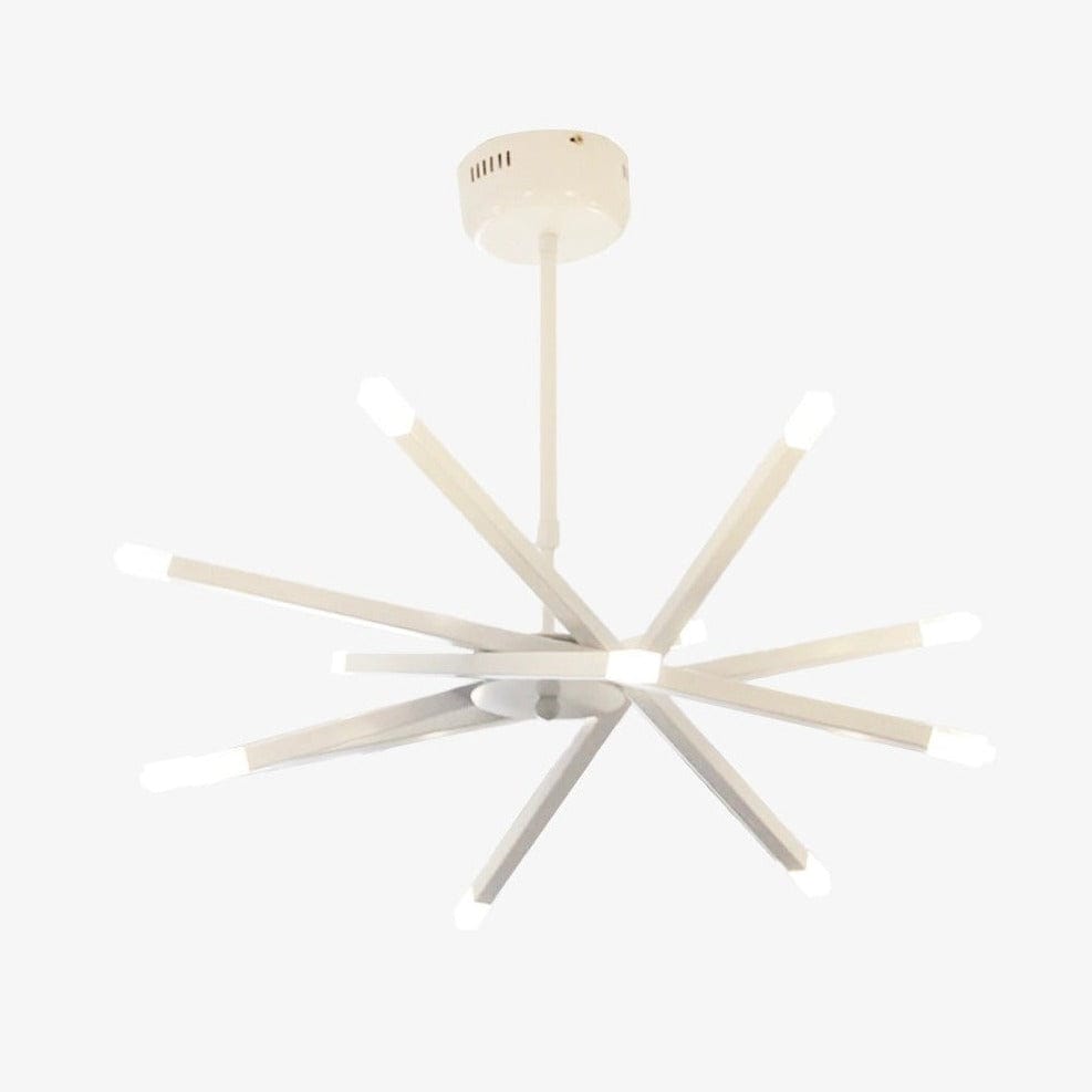 Lustre design chromé "Barre Brillante" | Marco Lucetti Blanc