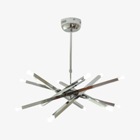 Lustre design chromé "Barre Brillante" | Marco Lucetti Chromé