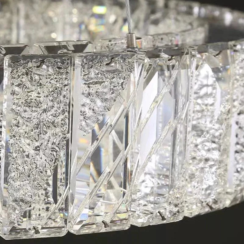 Lustre design cristal nordique pour salle à manger - Éclairage intérieur haut de gamme | Marco Lucetti